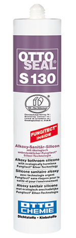 OTTOSEAL® S 130 Das Alkoxy-Sanitär-Silicon mit ökologisch unbedenklicher Fungitect® Silber-Technolog