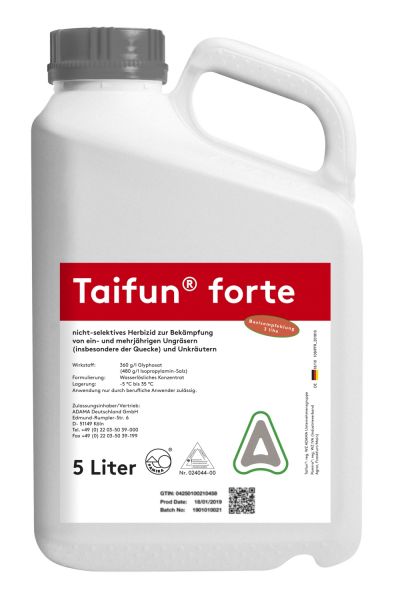 Glyphosat 360g/l TAIFUN forte 5 Liter
