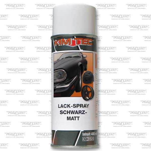 KIM-TEC Lack-Spray schwarz-matt , 400 ml