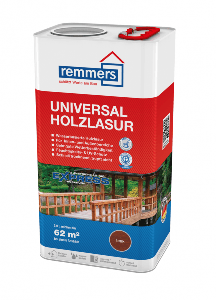 Remmers© Universal-Holzlasur 5 Liter (alle Farbtöne)