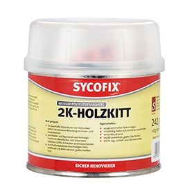 Sycofix 2-K Holzkitt 250 g (inkl. 8 g Härter)