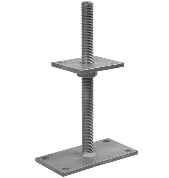 Pfostenträger Universal auf Beton höhenverstellbar M 16 Höhe: 105 mm
